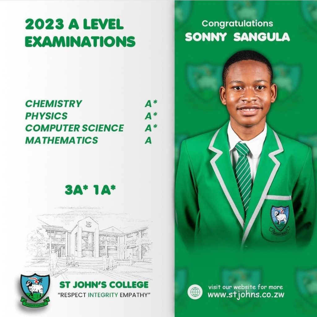 St John's College boys excel in A level Dandaro Online