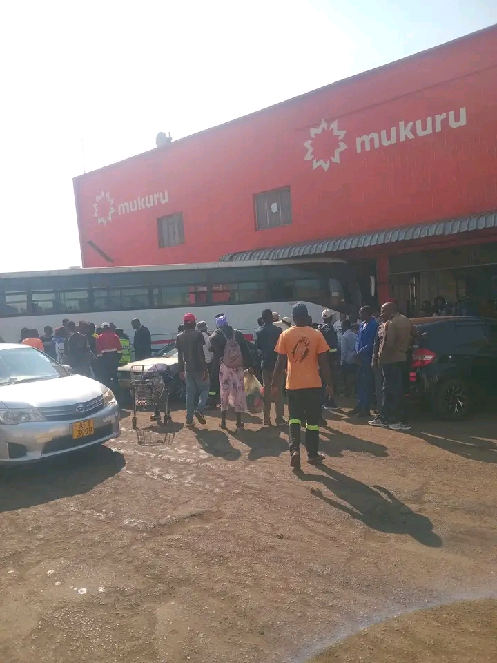 Break Failure Chaos: ZUPCO bus crashes into shop Dandaro Online