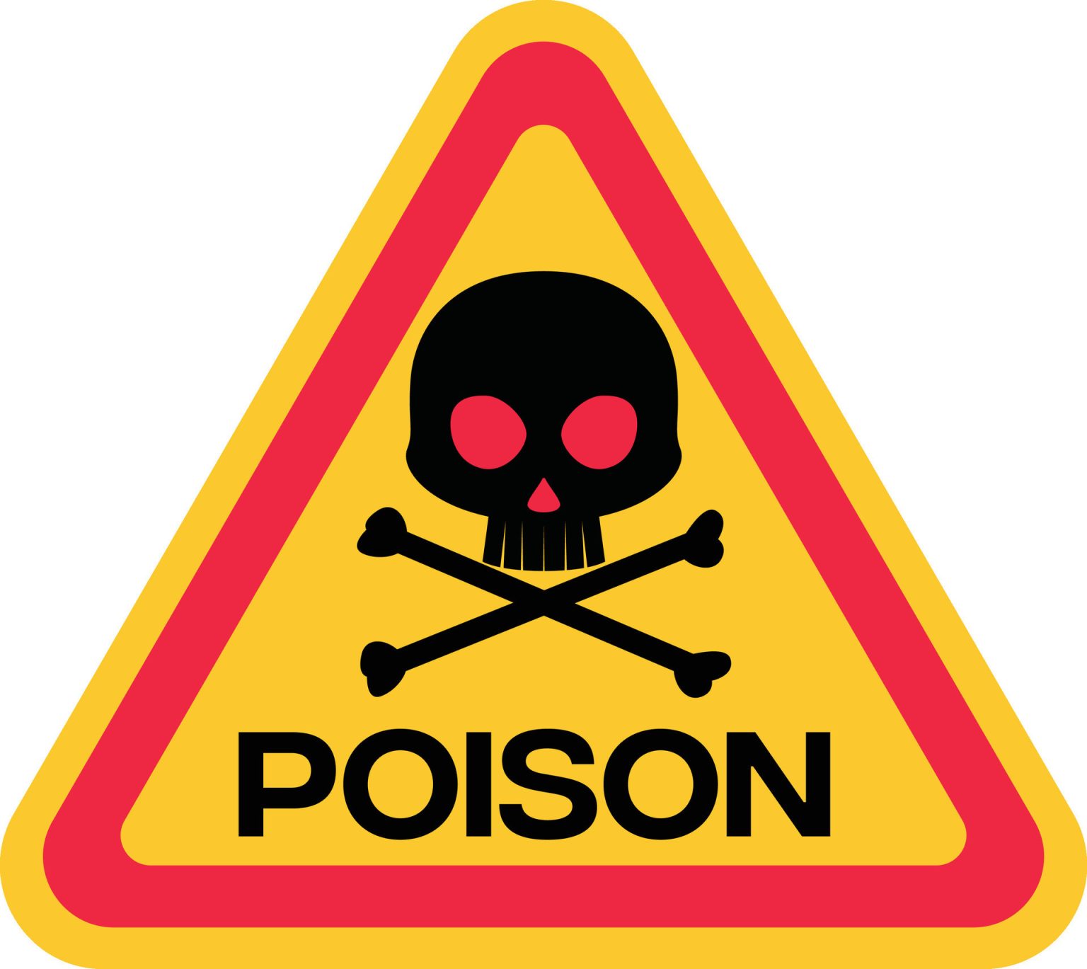poison warning sign