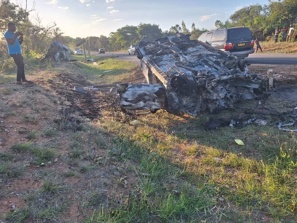 A tragic road accident has claimed three lives in the Odzi area. The incident occurred yesterday afternoon at Die Guns Turn near the Shamhu area. A Zambuko Trust Honda Fit traveling towards Nya(